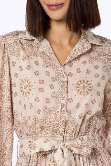 Vestido Jensen Cotton Bandanna Round
