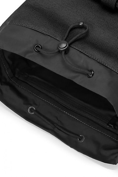 Mochila Canvas X Leather Black